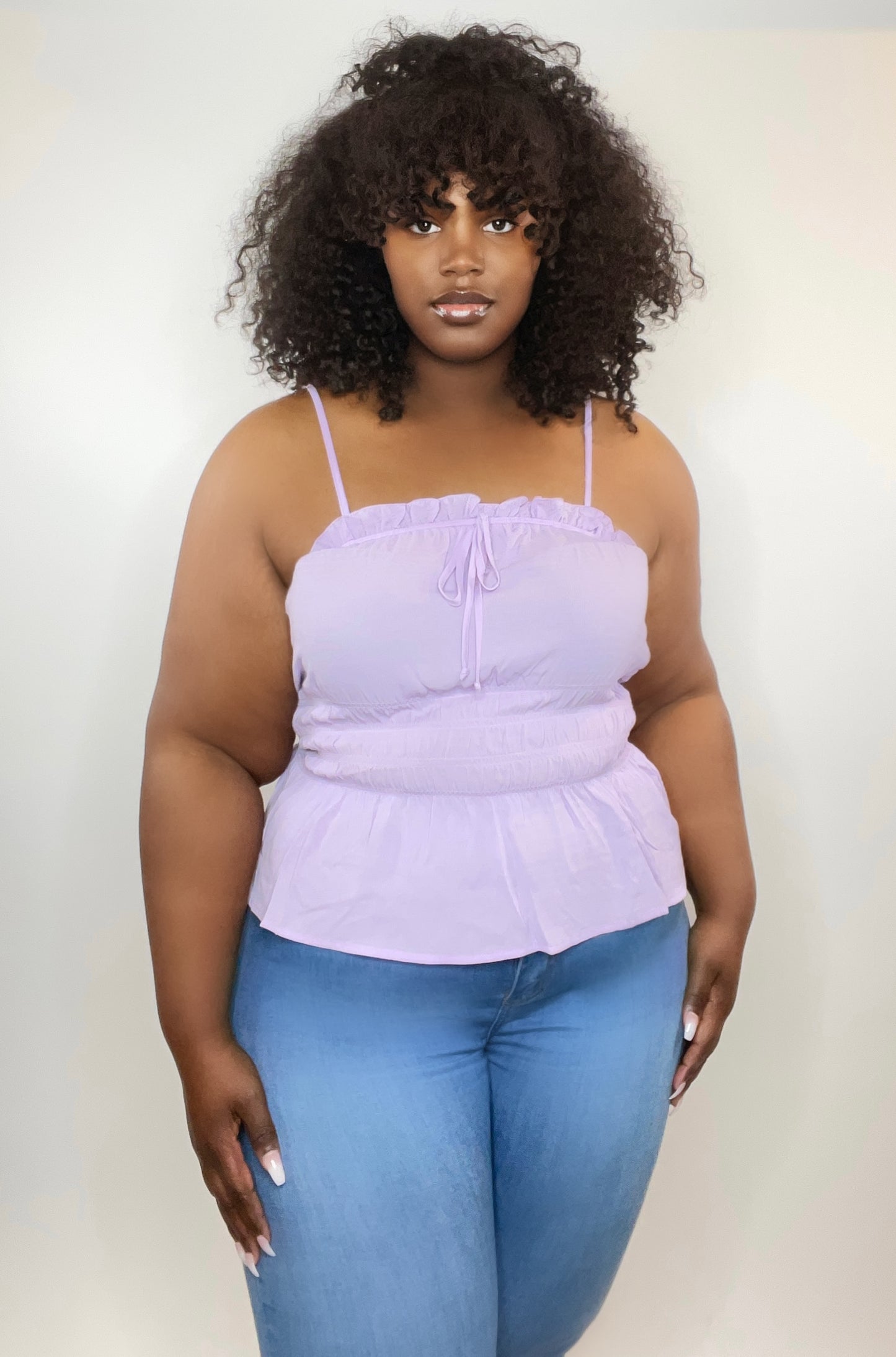 Maddison Smocked Cami Top - Kourtney Kouture