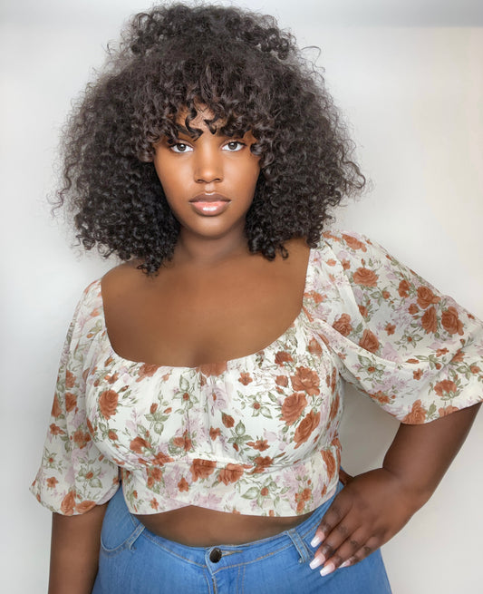 Flower Child Crop Top - Kourtney Kouture