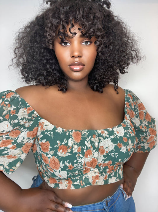 Flower Child Crop Top - Kourtney Kouture