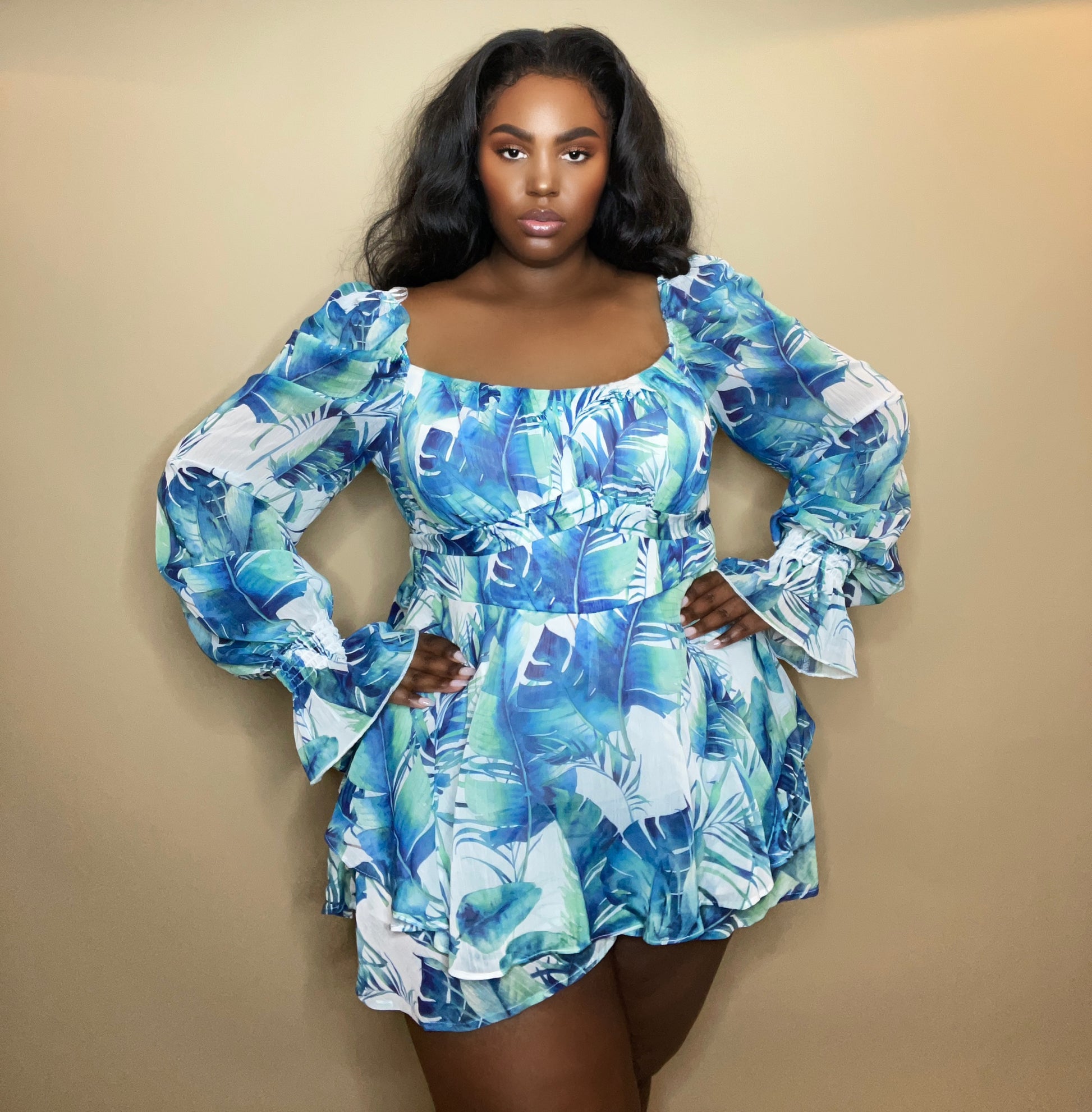 Feel the Breeze Romper - Kourtney Kouture 